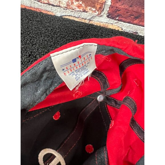 Vintage Philadelphia Phillies Red Snapback Hat - MLB Genuine Merchandise F3 - Picture 4 of 4